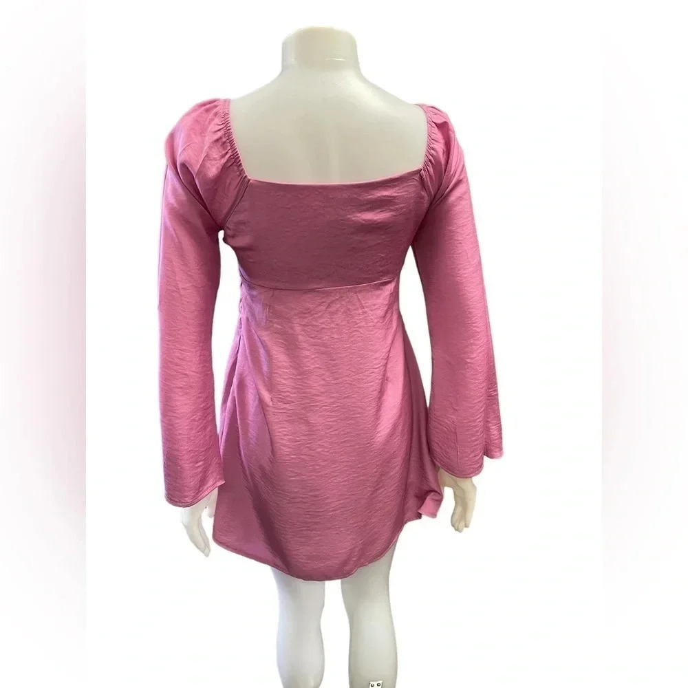 Princess Polly Adriana Pink Mini Dress Size 6 - Picture 5 of 10